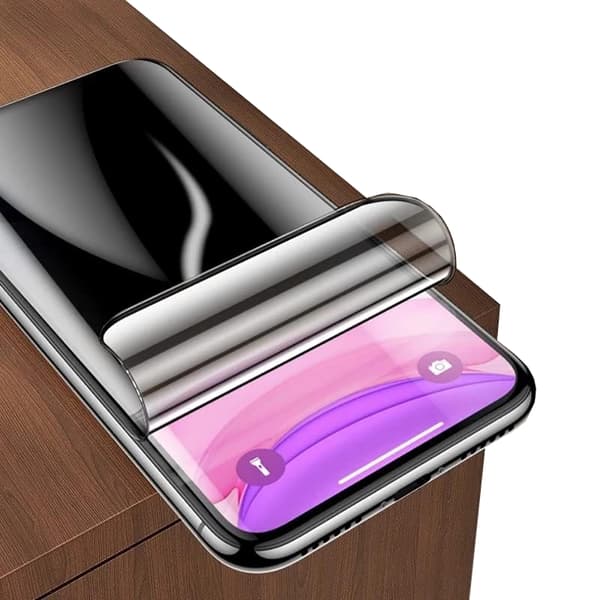 2-PACK iPhone 15  Integritetsskyddande Hydrogel Mjuk Filmskärmskydd Transparent