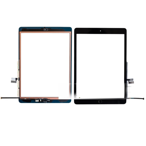 iPad 8 8th Gen 10.2 Touch Screen LCD A2270 Flexkabel Hemknapp Svart