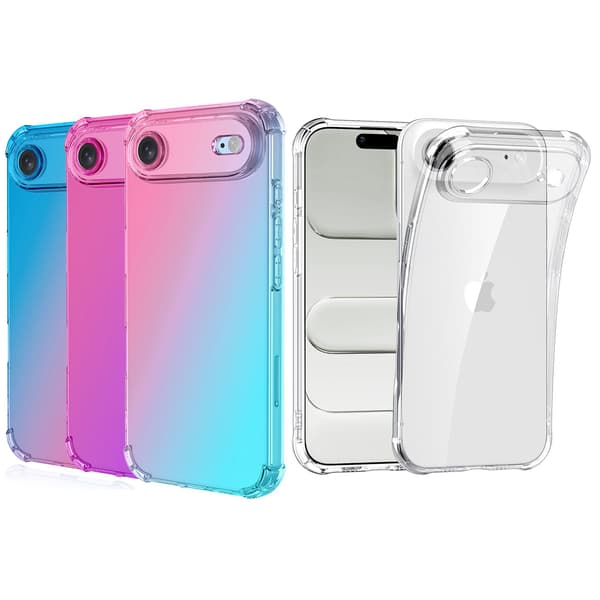 iPhone 17 Air - Smart Skyddsskal i silikon Clear