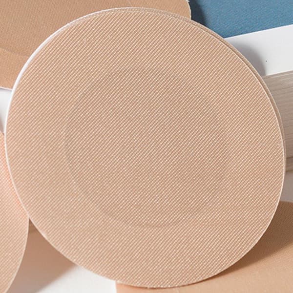 Självhäftande Eleganta Nipple Covers 5 Par Beige Hjärta