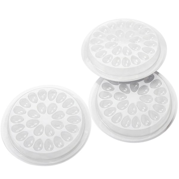 3-PACK Palett för Ögonfrans Lim Transparent