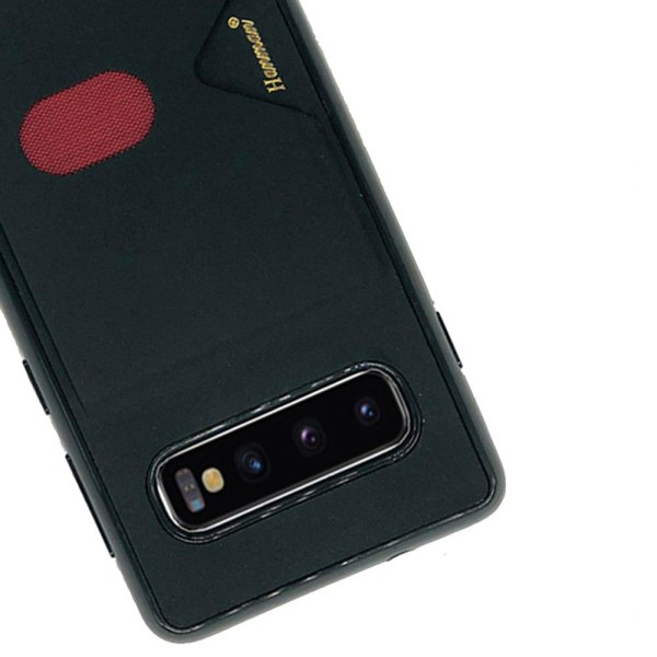 Samsung Galaxy S10 Plus - Praktiskt Stilsäkert Skal (HANMAN) Svart