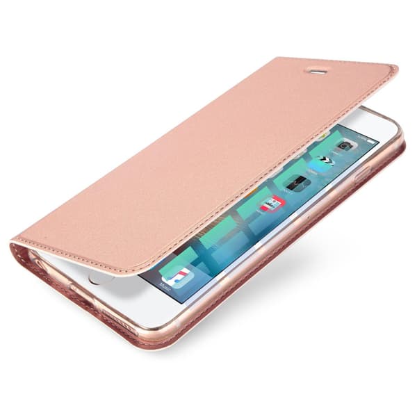 DUX DUCIS Stilrent Fodral med Kortfack - iPhone 6/6S Guld