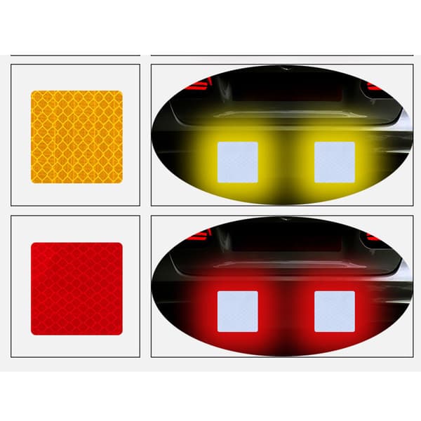 5-Pack Fyrkantiga Reflex Remsor Blå
