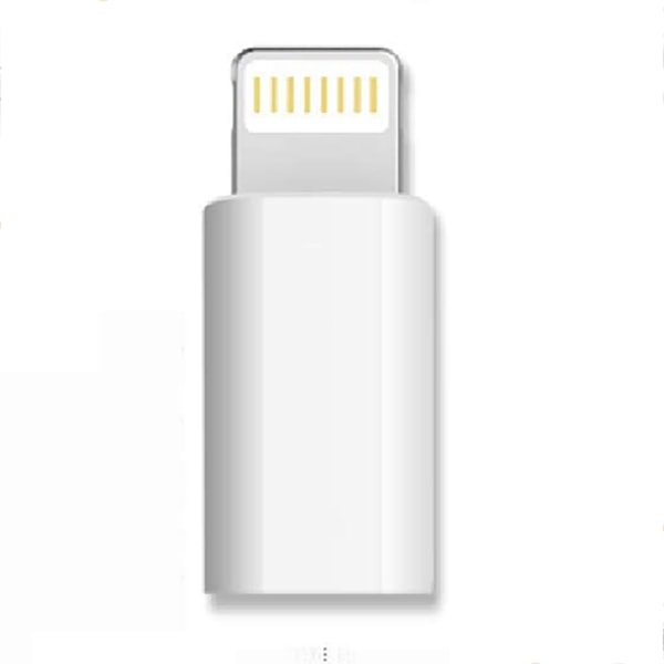 USB-C till Lightning Adapter 2in1 Laddning + Dataöverföring Vit