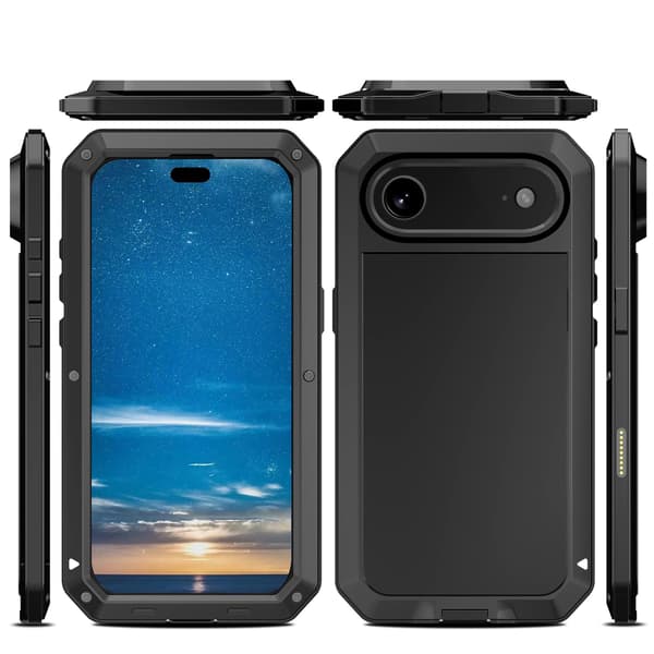 iPhone 17 Air - Skyddande Aluminium Skal Röd