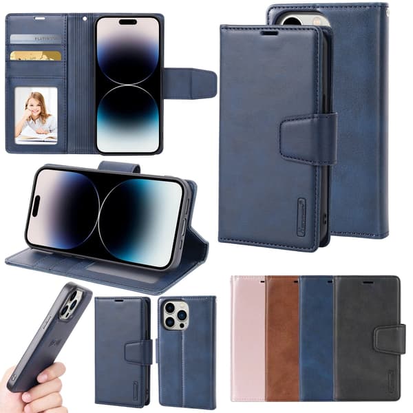 iPhone 16 Pro - Elegant 2-i-1 Plånboksfodral som Ger Allt i Ett Brun
