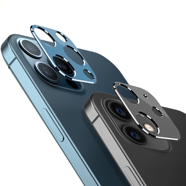 iPhone 12 Mini ramme af aluminiumslegering til kameralinsebeskytter Röd