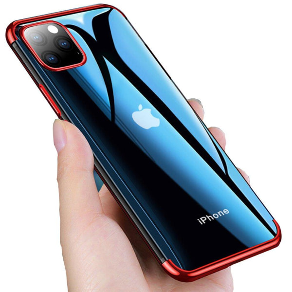 iPhone 11 - Beskyttende stilfuldt silikonetui (FLOVEME) Blå