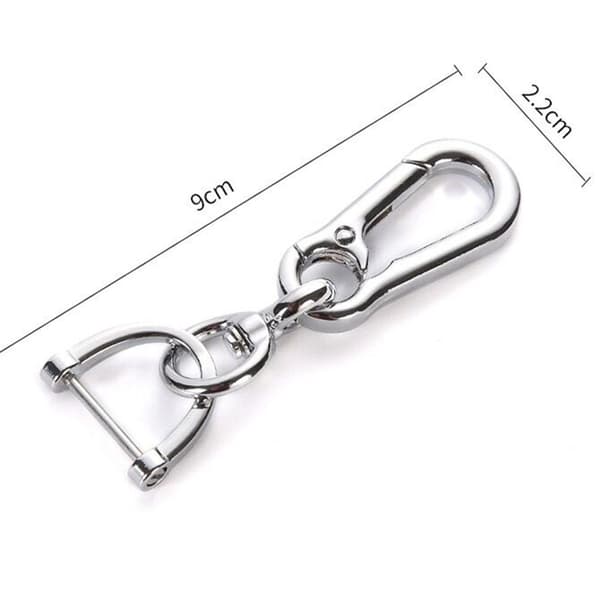 Smidig Kraftfull Nyckelring Silver