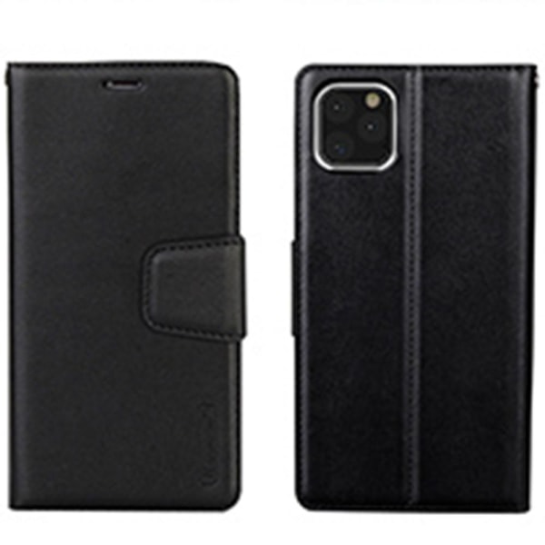iPhone 11 Pro – Praktisk lommebokdeksel (HANMAN) Black Svart