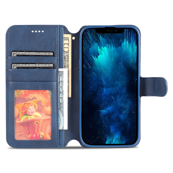 iPhone 14 Pro - Pung etui Blå