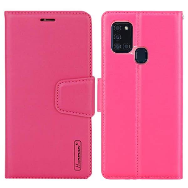 Samsung Galaxy A21S - HANMAN Wallet etui Svart
