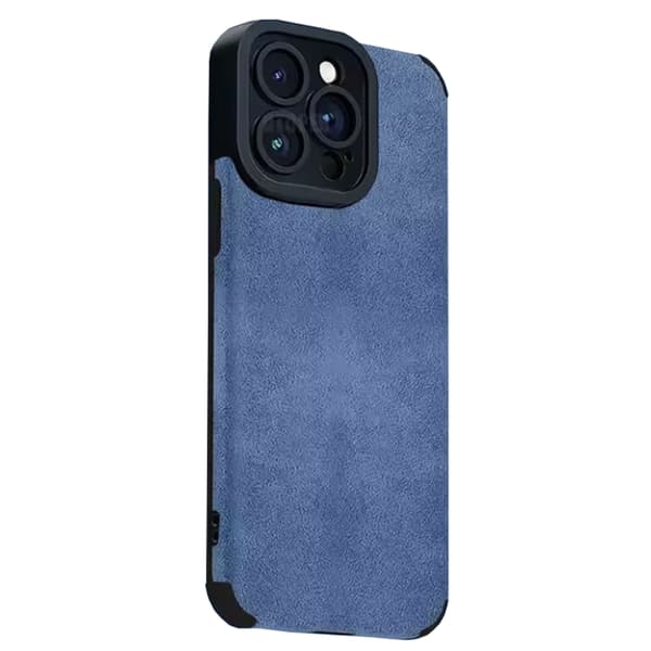iPhone 16 Pro Max  Skydd med lyxig känsla Svart