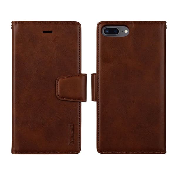 iPhone 8 Plus - Exklusivt Dubbelfunktion Plånboksfodral Roséguld