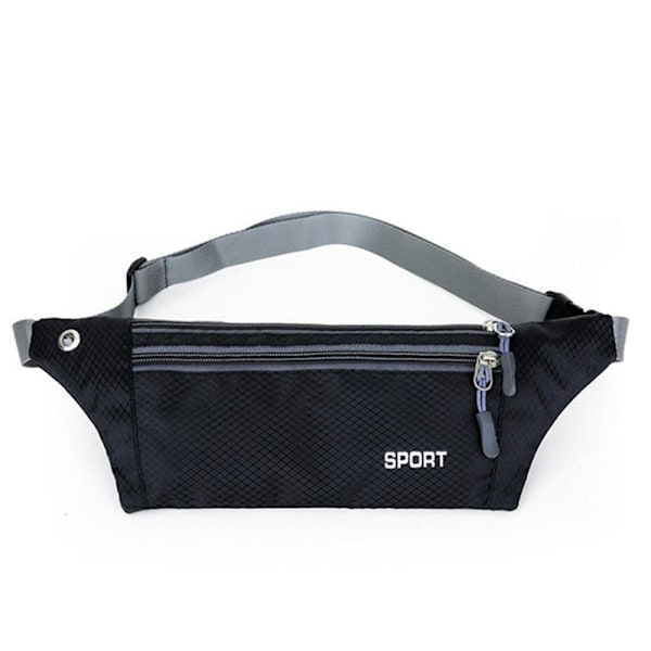 Magväska | Sport | Fitness | Universal | Unisex | Vattentålig Grå