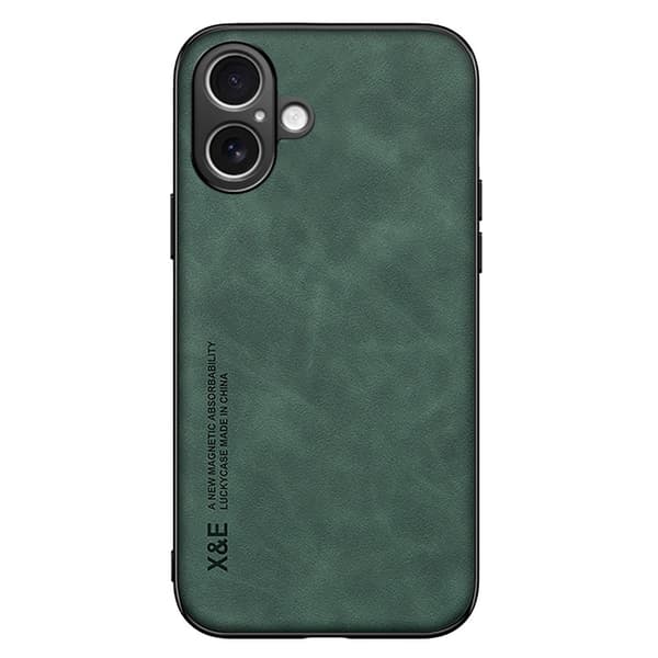 iPhone 16  Lyxig Mockayta & Tunn Design Grön