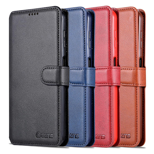 Luxury Leather Wallet case for Samsung galaxy A14 5G Svart