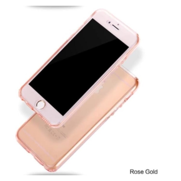 Kaksipuolinen silikonikuori - iPhone SE 2020 Guld
