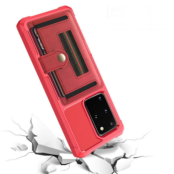 Samsung Galaxy S20 Plus - Professionelt cover med kortrum Svart