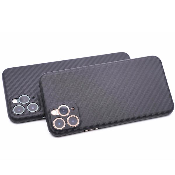 iPhone 11 Pro - Skyddsskal Karbon-Design Black