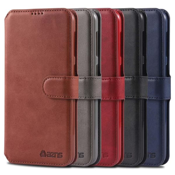 Samsung Galaxy A10 - Stilrent AZNS Plånboksfodral Röd
