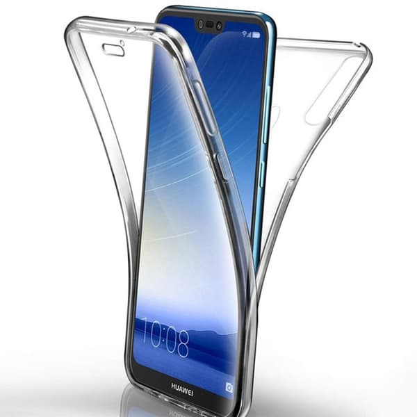 Huawei P30 - Heltäckande Skyddande Silikonskal (NORTH) Rosa