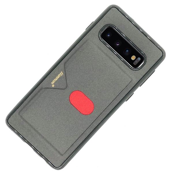 Samsung Galaxy S10 Plus - Praktiskt Stilsäkert Skal (HANMAN) Roséguld