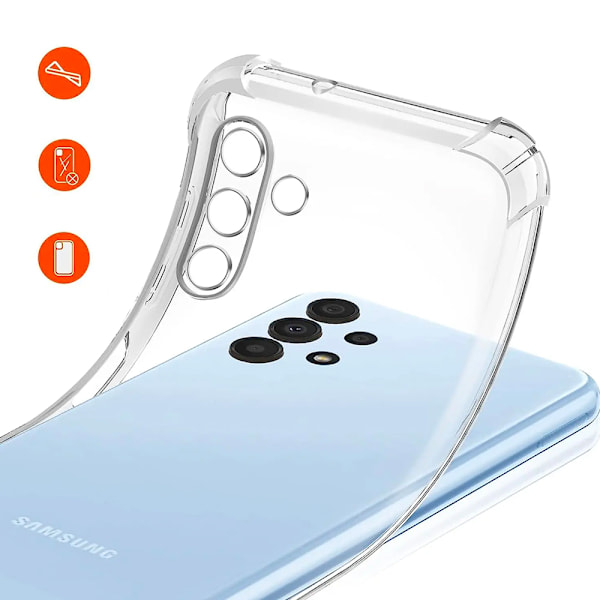 Samsung Galaxy S24 FE - Airbagfunktion & Fullt Skydd Transparent