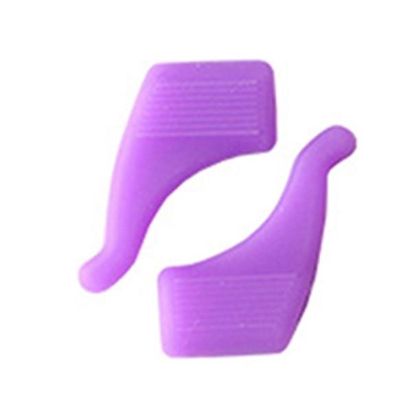 1-Par Anti-Slip Silikon Glasögon Krok Gul
