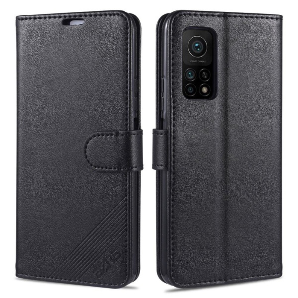 Xiaomi Mi 10T Pro - Plånboksfodral (AZNS) Brun