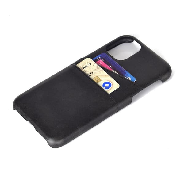 iPhone 11 Pro Max - Stilfuldt fleksibelt cover med kortholder Röd