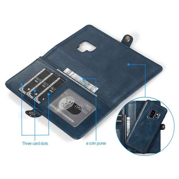 Samsung Galaxy S9 - Smart Wallet Cover Brun