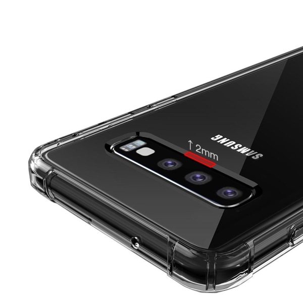 Samsung Galaxy S10 Plus - Tunt Silikonskal med Airbagfunktion