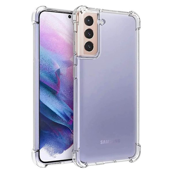 Samsung Galaxy S22 Plus - Silikonskal Blå/Rosa