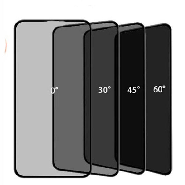 Samsung A80 2.5D Anti-Spy 2-PACK Skärmskydd Ram 9H Sekretessglas