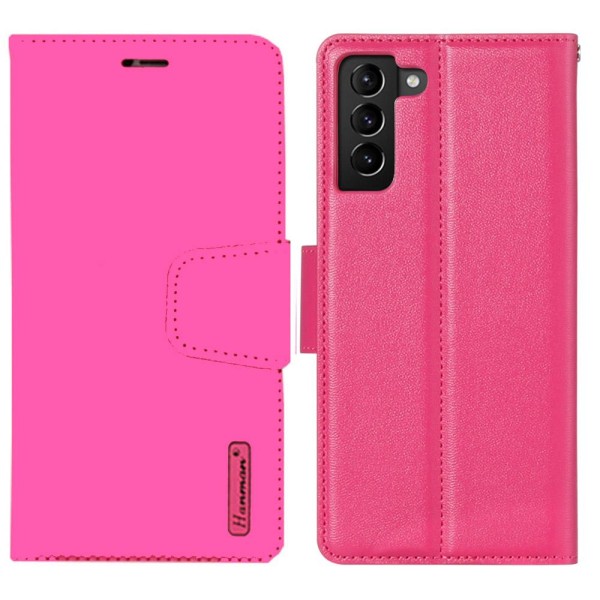 Samsung Galaxy S21 Plus - Hanman Wallet Cover Marinblå