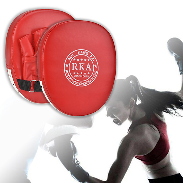 1 Par Träningspads för MMA, Karate, Boxning Röd