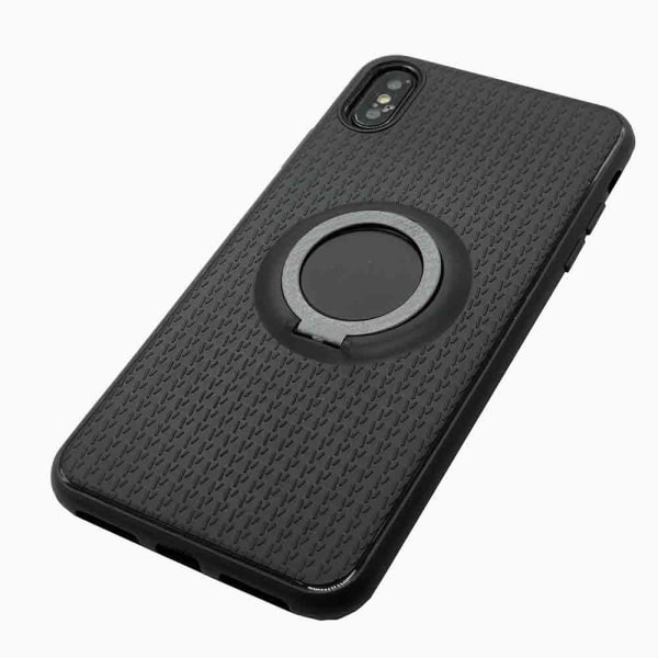 Smart Silikonskal med Ringhållare till iPhone XR Röd Röd