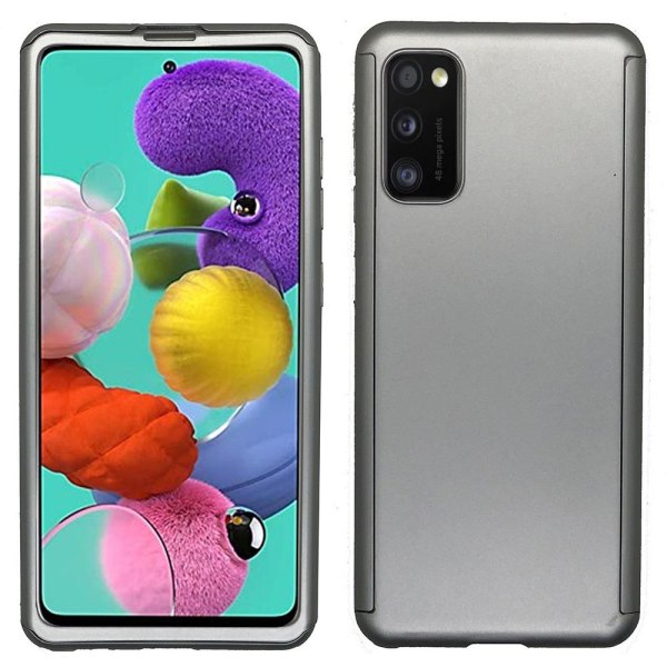 Samsung Galaxy A71 - Floveme Dobbelt Cover Black Svart