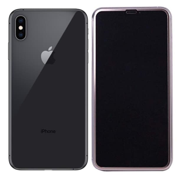 5-PACK iPhone XS Max ProGuard Skärmskydd 3D Aluminiumram Guld