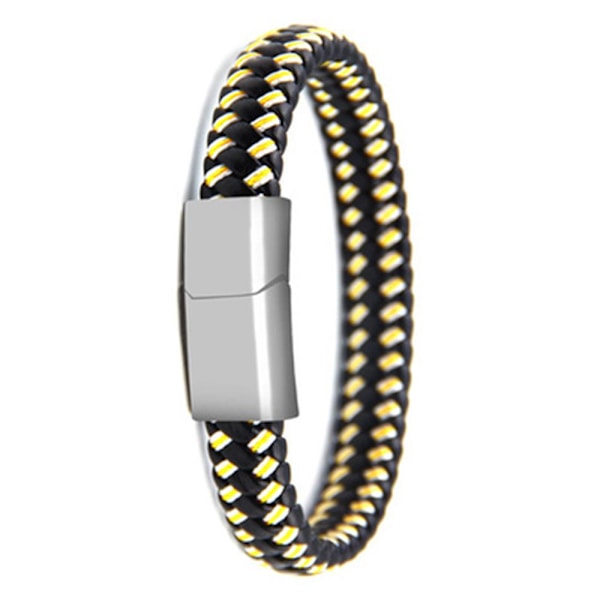 Flerfärgat Flätat Armband Blå-Röd