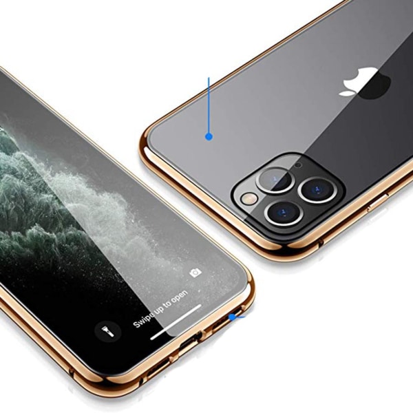 iPhone 11 - Beskyttende fuldcover magnetisk cover (FLOVEME) Blå