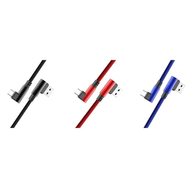 Snabbladdnings Kabel USB-C (Type-C) Röd 2 Meter