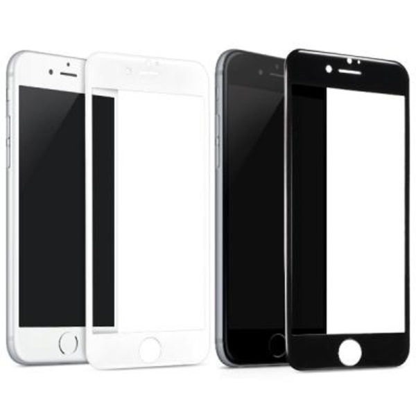 iPhone 6/6S 4-PACK Screen Protector 2.5D Frame 9H HD-Clear Screen-Fit Svart