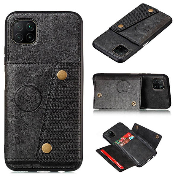Samsung Galaxy A22 5G - Cover med kortholder Grå
