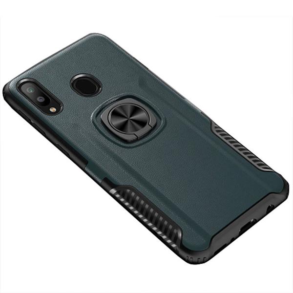 Samsung Galaxy A40 - Robust Leman Skal med Ringhållare Guld