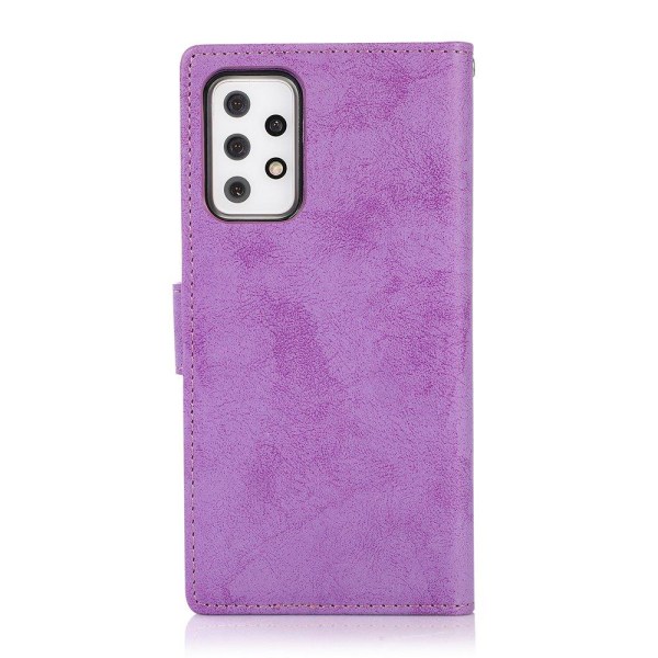 Samsung Galaxy A52 - LEMAN Wallet etui Lila