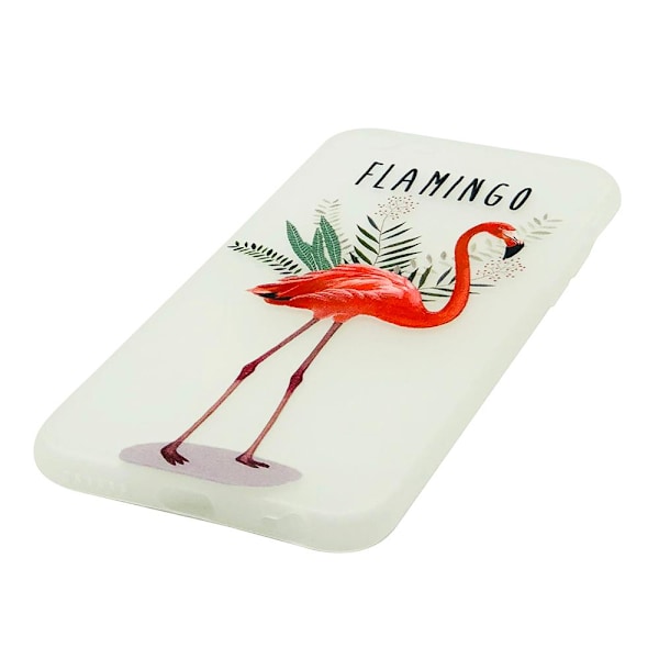 Flamingo - Retroskal av silikon för iPhone 6/6S Plus Flamingo