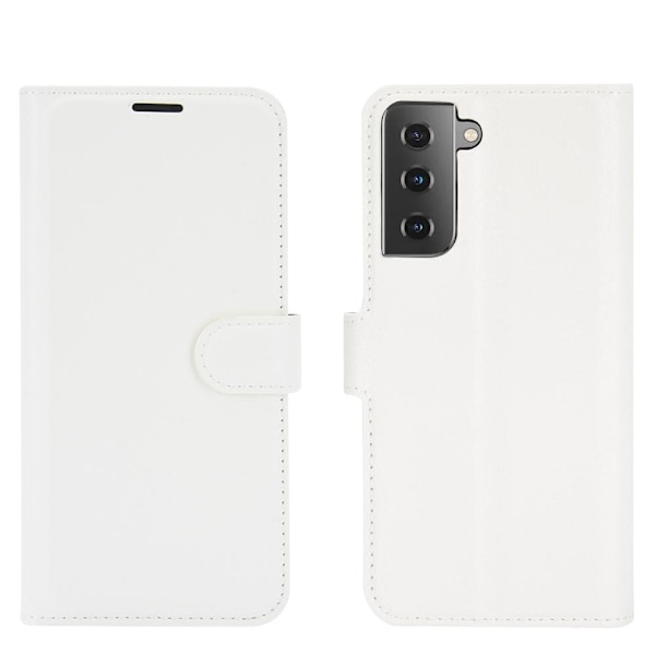 Samsung Galaxy S21 - Plånboksfodral Rosaröd